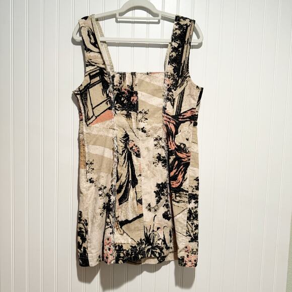 Urban Outfitters Uncut Corduroy Square Neck Dress NEW Size Large - Picture 8 of 8